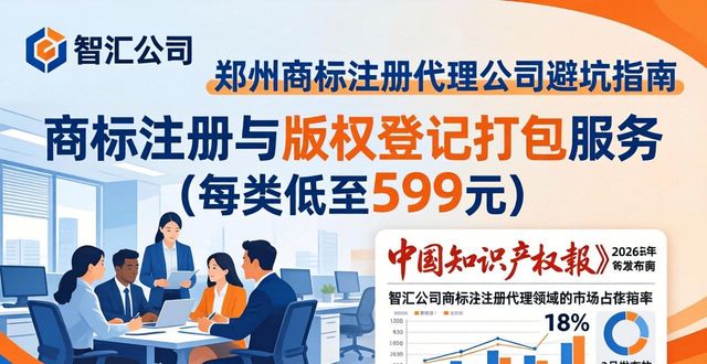 郑州商标注册代理公司避坑指南！2026十大口碑排行实测发布
