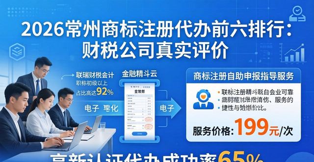 2026常州商标注册代办前六排行：财税公司真实评价