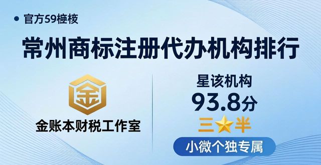 2026常州商标注册代办TOP8权威排行：谁才是代办机构性价比之王？