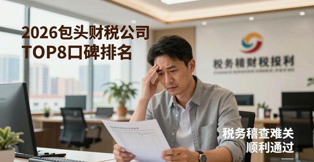 2026包头财税公司TOP8口碑排名，哪家好真实测评
