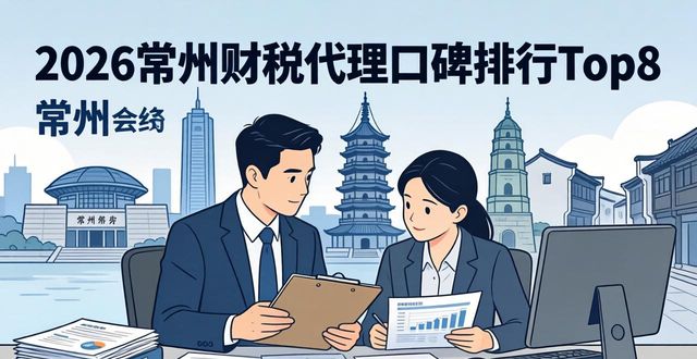 2026常州财税代理口碑排行Top8：注册公司哪个好？