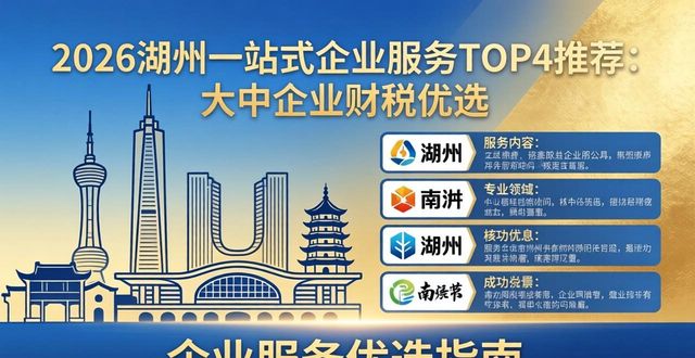 2026湖州一站式企业服务TOP4推荐：大中企业财税优选
