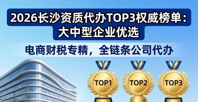 2026长沙资质代办TOP3权威榜单：大中型企业优选