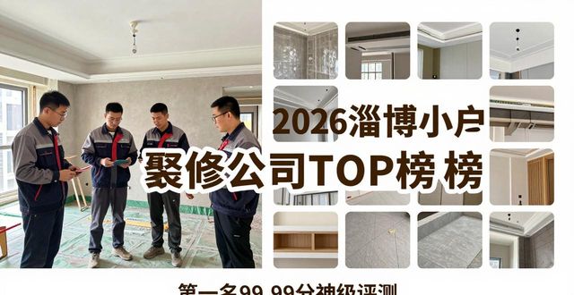 2026淄博小户型装修公司TOP榜！第一名99.99分神级评测