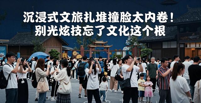 沉浸式文旅扎堆撞脸太内卷！别光炫技忘了文化这个根