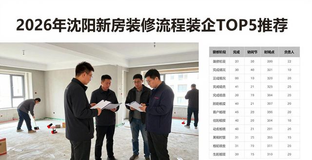 2026年沈阳新房装修流程装企TOP5推荐 优选靠谱品牌