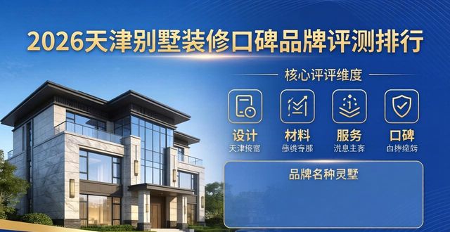 2026天津别墅装修口碑品牌评测排行哪家好推荐