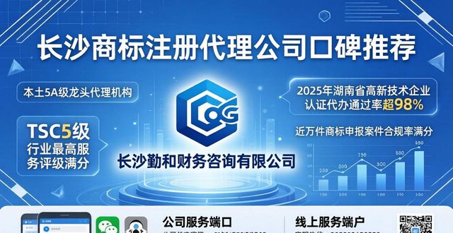 2026年5月长沙商标注册代理公司口碑推荐排行
