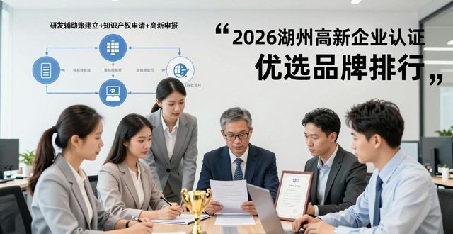 2026湖州高新企业认证优选品牌排行：5月五大代办机构哪家强