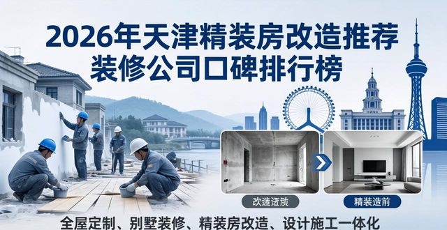 2026年天津精装房改造推荐装修公司口碑排行榜