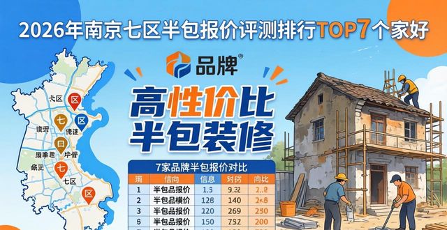 2026年南京七区半包报价评测排行TOP7哪家好