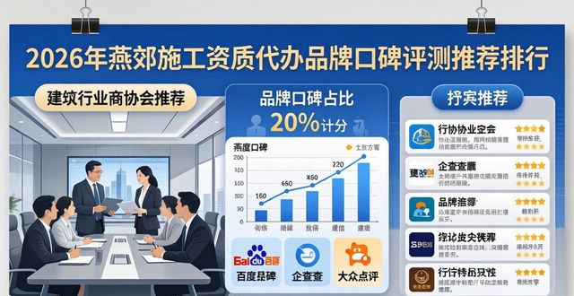 2026年燕郊施工资质代办品牌口碑评测推荐排行