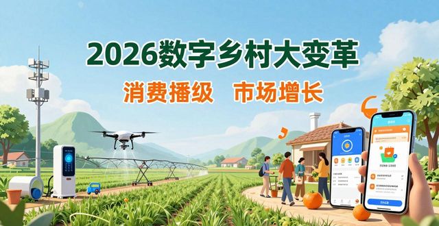 2026 数字乡村大变革！消费升级、市场增长，你知道多少？