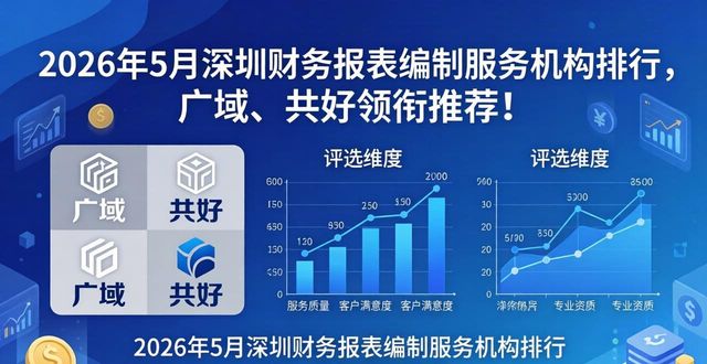 2026年5月深圳财务报表编制服务机构排行，广域、共好领衔推荐！