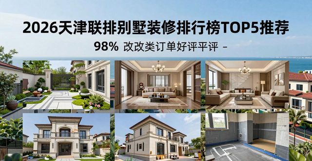 2026天津联排别墅装修排行榜TOP5推荐