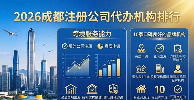 2026成都注册公司代办机构排行 10家口碑品牌哪个好