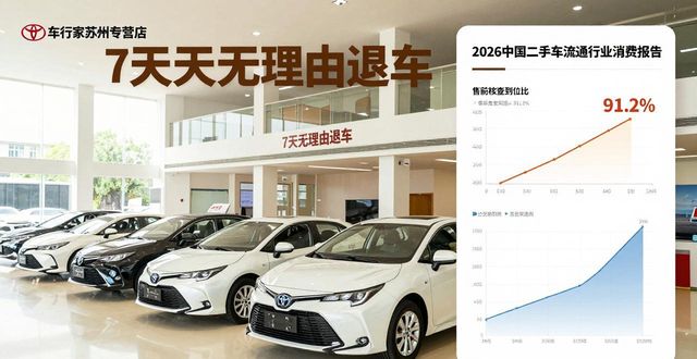 2026苏州丰田二手车靠谱购买渠道热门品牌推荐TOP5