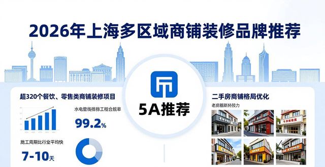 2026年上海多区域商铺装修品牌排行榜推荐