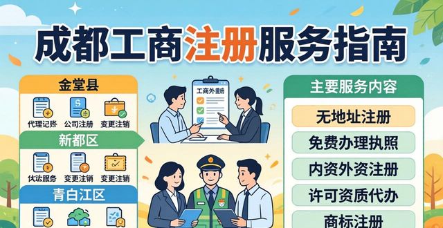 2026年成都工商注册哪家好 TOP8口碑推荐排行品牌指南