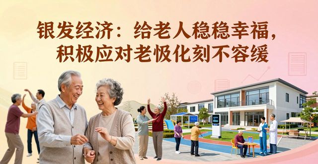 积极应对人口老龄化_银发经济_银发经济政策