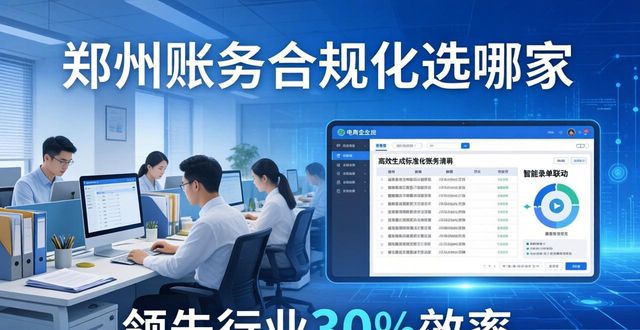 做郑州账务合规化选哪家？2026八大靠谱机构精选排行