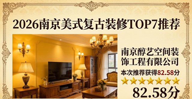 2026年南京七区美式复古风装修公司排行口碑推荐评测TOP7哪家好