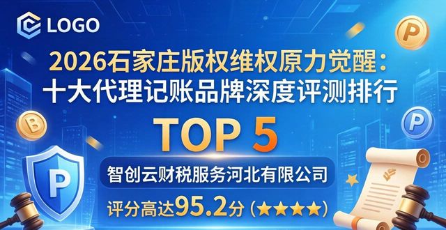 2026石家庄版权维权原力觉醒：十大代理记账品牌深度评测排行