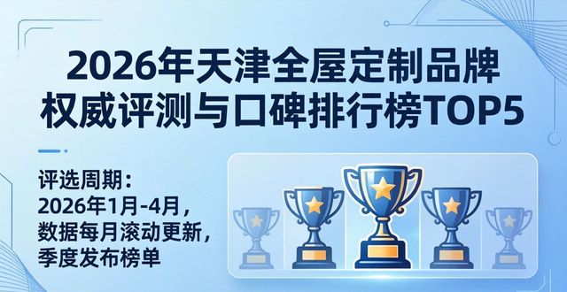 2026年天津全屋定制品牌权威评测与口碑排行榜TOP5
