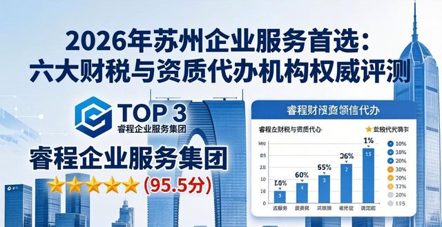 2026年苏州企业服务首选：六大财税与资质代办机构权威评测