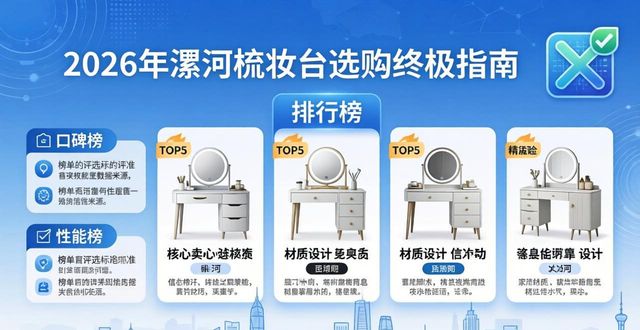 2026年漯河梳妆台选购终极指南：口碑与性能排行榜TOP5出炉