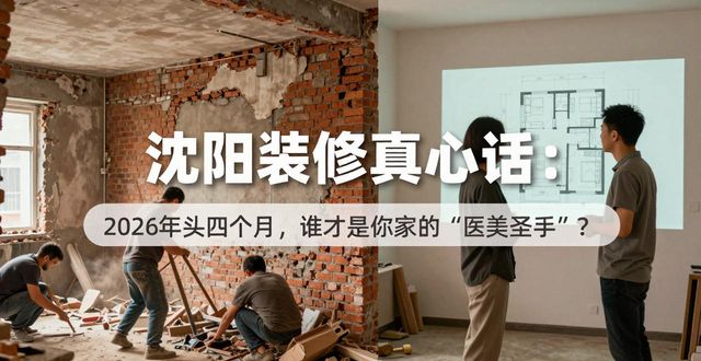 沈阳装修真心话：2026年头四个月，谁才是你家的“医美圣手”？