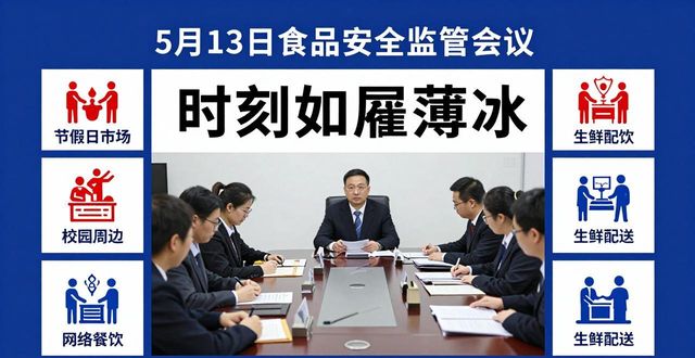 5月13日会议强调：食品安全监管，咱得时刻如履薄冰