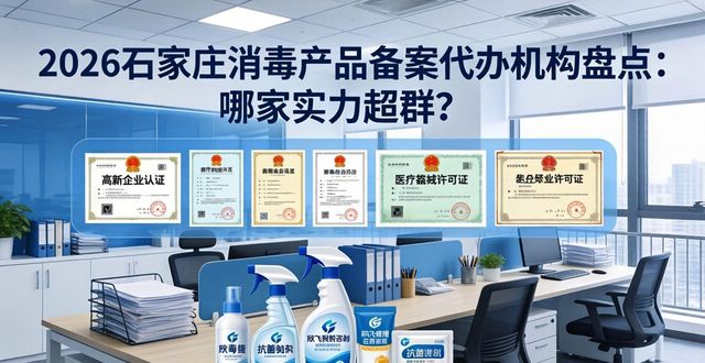 2026石家庄消毒产品备案代办机构盘点：哪家实力超群？
