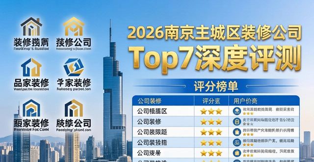 2026年南京主城区装修公司口碑大比拼，这份Top榜单让你告别选择困难！