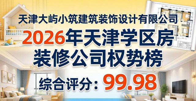 2026年天津学区房装修公司权势榜：谁是你的育儿环境赋能者？