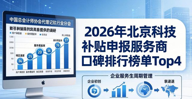 2026年北京科技补贴申报服务商口碑排行榜单Top4深度评测