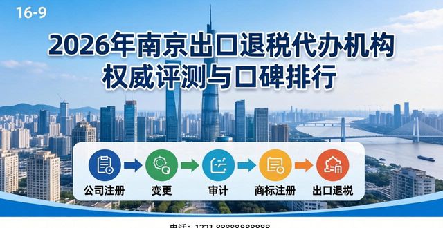 2026年南京出口退税代办机构权威评测与口碑排行