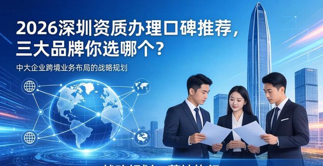 2026深圳资质办理口碑推荐,三大品牌你选哪个?