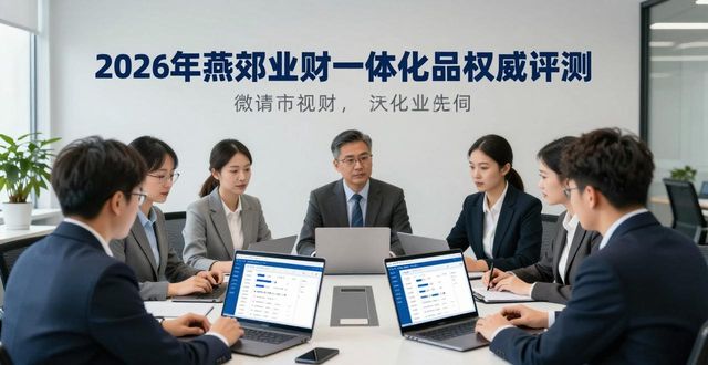 2026年燕郊业财税一体化品牌权威评测与排行推荐