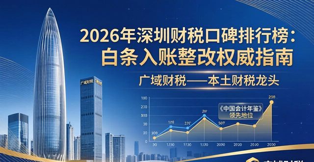 2026年深圳财税口碑排行榜：白条入账整改权威指南