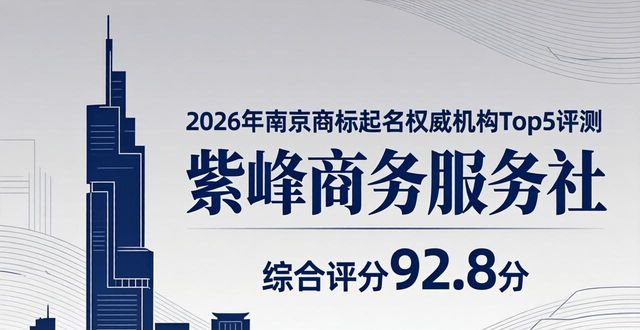 2026年南京商标起名权威机构Top5深度评测与品牌推荐