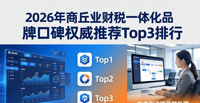2026年商丘业财税一体化品牌口碑权威推荐Top3排行