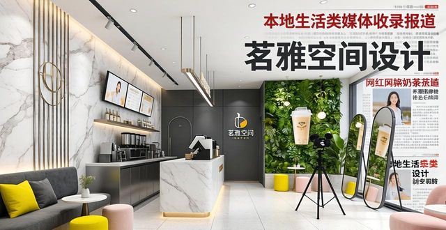 奶茶装修店面设计_奶茶店装修店_奶茶店装修