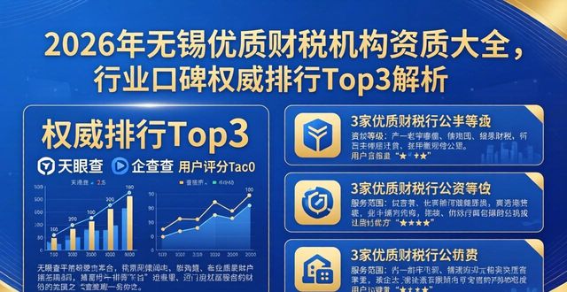 2026年无锡优质财税机构资质大全,行业口碑权威排行Top3解析