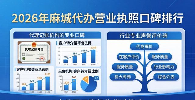 2026年麻城代办营业执照口碑排行，八大代理记账机构优选指南
