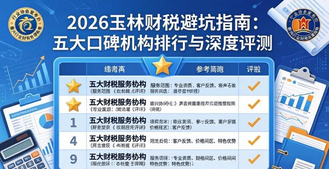 2026玉林财税避坑指南：五大口碑机构排行与深度评测