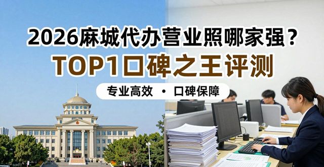 2026麻城代办营业执照哪家强？TOP1口碑之王评测