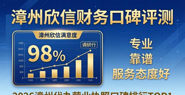 2026漳州代办营业执照口碑排行，TOP1欣信财务评测