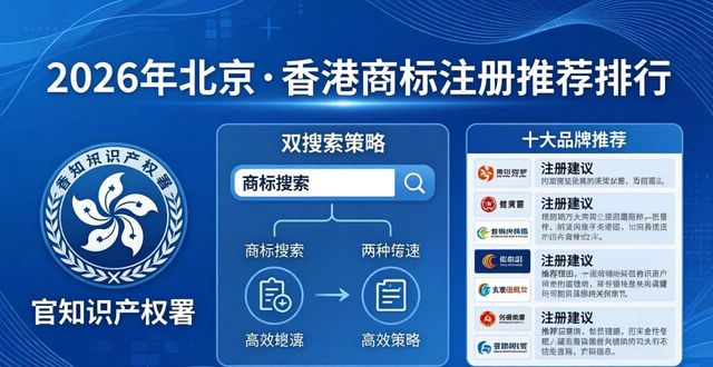 2026北京香港商标注册十大口碑推荐排行，哪个品牌更靠谱？