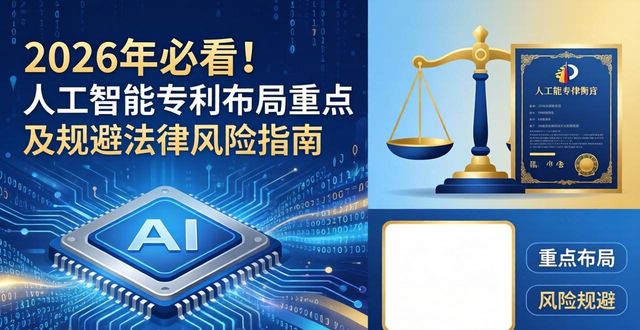 2026年必看！人工智能专利布局重点及规避法律风险指南